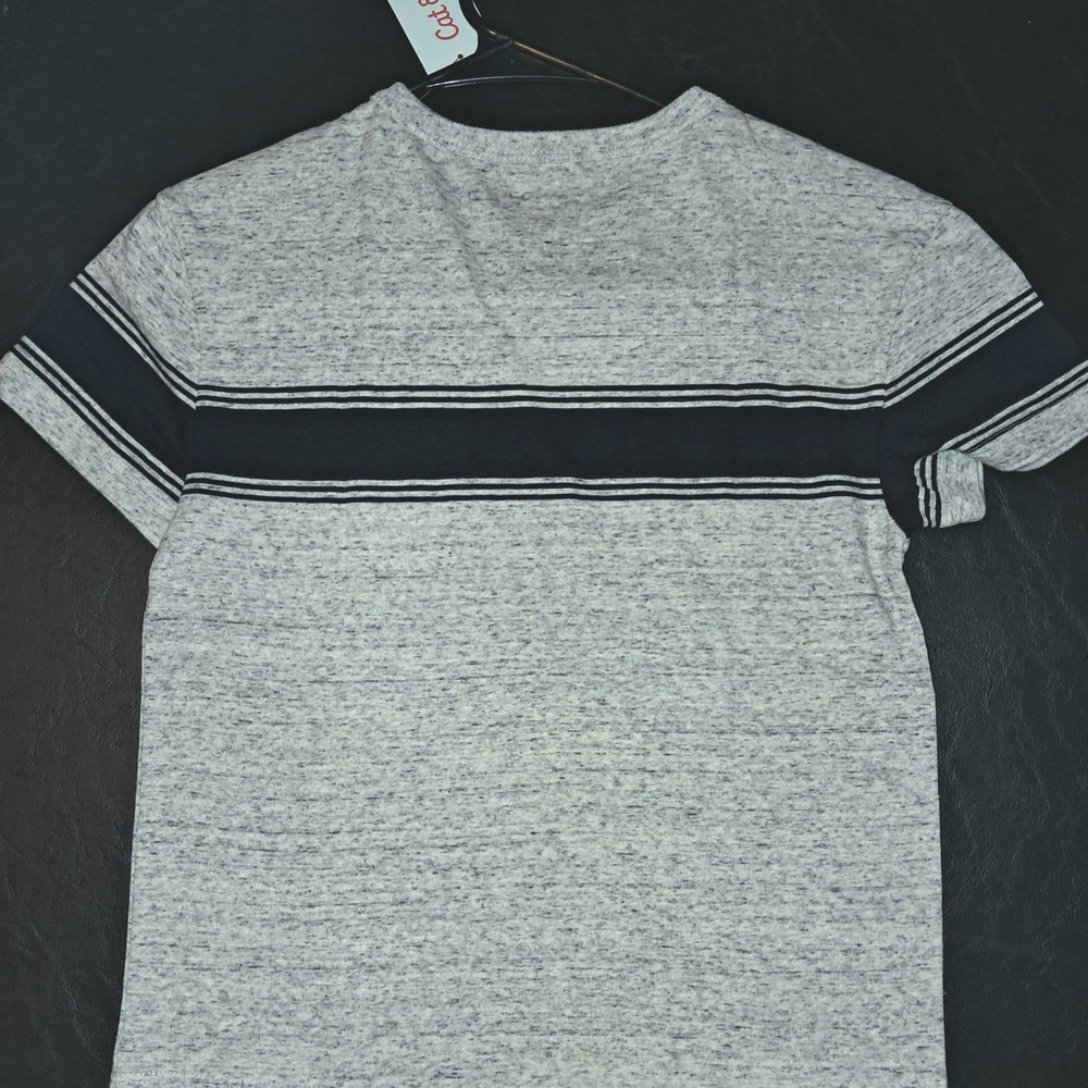 8 In Stock XS Cat & Jack Gray and Black Striped Tee